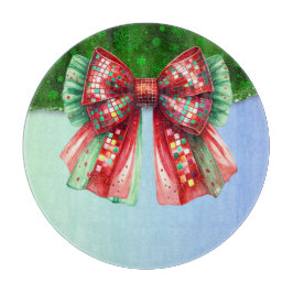 Weihnachts-Party Tropfen Bling Festival Merry Xmas Schneidebrett