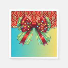 Weihnachts-Party Tropfen Bling Festival Merry Xmas Serviette