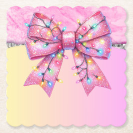 Weihnachts-Party Tropfen Bling Festival Merry Xmas Untersetzer