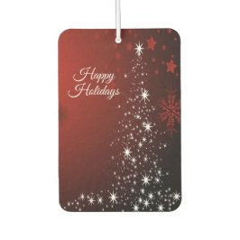 Weihnachts-Party White Stars Tree Rote Schneeflock Autolufterfrischer