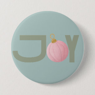 Weihnachts-Pastell-Knopf, moderne Vintage-Mischung Button