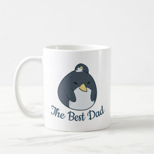 Weihnachts-Penguin Familie Bester Vater Personalis Kaffeetasse