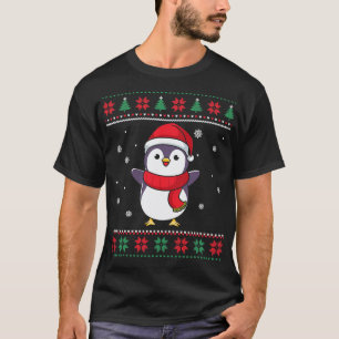 Weihnachts-Penguin hässliche Weihnachtspulli T-Shirt
