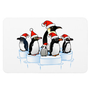 Weihnachts-Penguin-Party Magnet