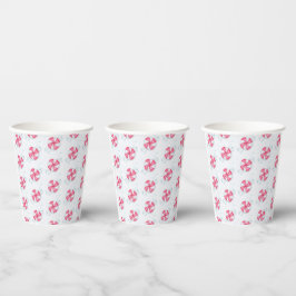 Weihnachts Peppermint Candy Pappbecher