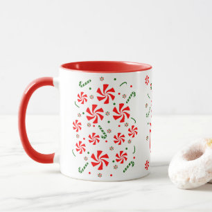 Weihnachts Peppermint Candy Tasse