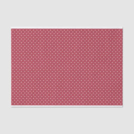 Weihnachts Peppermint Snowflake Polka Dot Seidenpapier