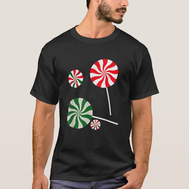 Weihnachts Peppermint Weihnachtscreme T-Shirt (Vorderseite)