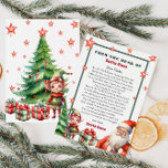 Weihnachts-Personalisierter Brief von Santa und El Einladung<br><div class="desc">Personalisierter Brief vom Weihnachtsmann. Geben Sie Ihrem Kind in diesem Jahr einen besonderen,  niedlichen Brief vom Weihnachtsmann. Sammlung: https://www.zazzle.com/collections/love_christmas_collection-119212194434211063</div>