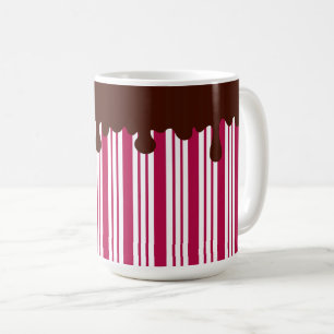 Weihnachts-Pfefferminz-Heißschokoladen-Tasse Kaffeetasse