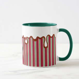 Weihnachts-Pfefferminz-Tasse Tasse