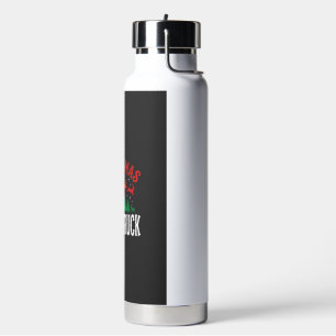 Weihnachts-Pferde-LKW-Santa-Schlitten Trinkflasche