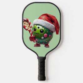 Weihnachts-Pickleball Cheer - Weihnachtsmannmütze Pickleball Schläger