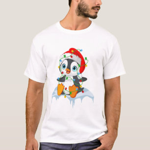 Weihnachts-Pinguin hässliche Pyjamas T-Shirt