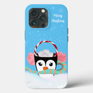 Weihnachts-Pinguin-Heiße Schokolade Frohe Weihnach Case-Mate iPhone Hülle