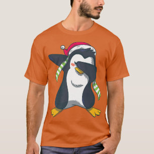 Weihnachts-Pinguin in Dabbing Stil glückliche Tage T-Shirt