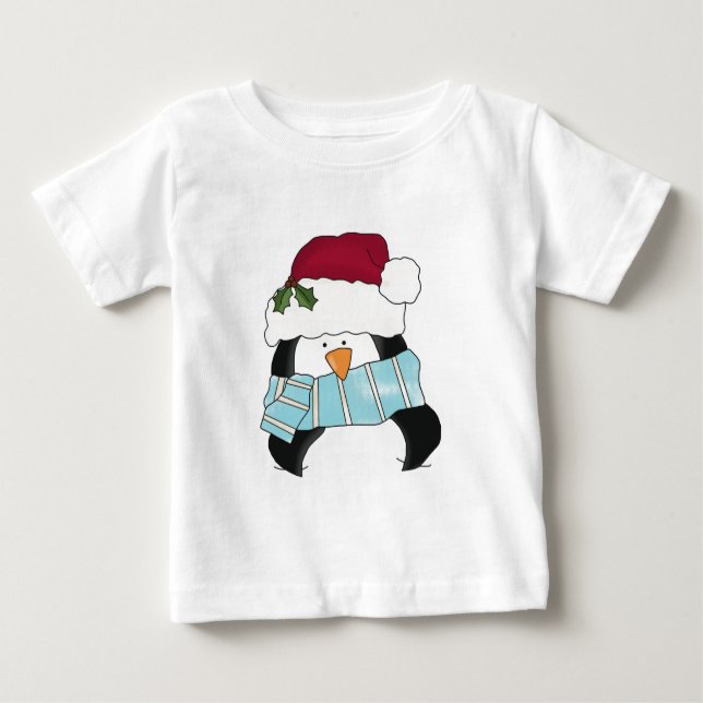Weihnachts-Pinguin-Shirts und Geschenke Baby T-shirt (Vorderseite)