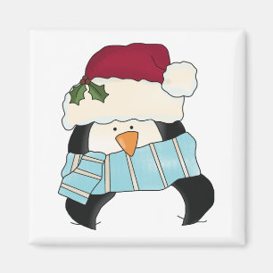 Weihnachts-Pinguin-Shirts und Geschenke Magnet