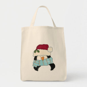 Weihnachts-Pinguin-Shirts und Geschenke Tragetasche
