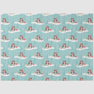 Weihnachts-Pinguine-Tissue Seidenpapier