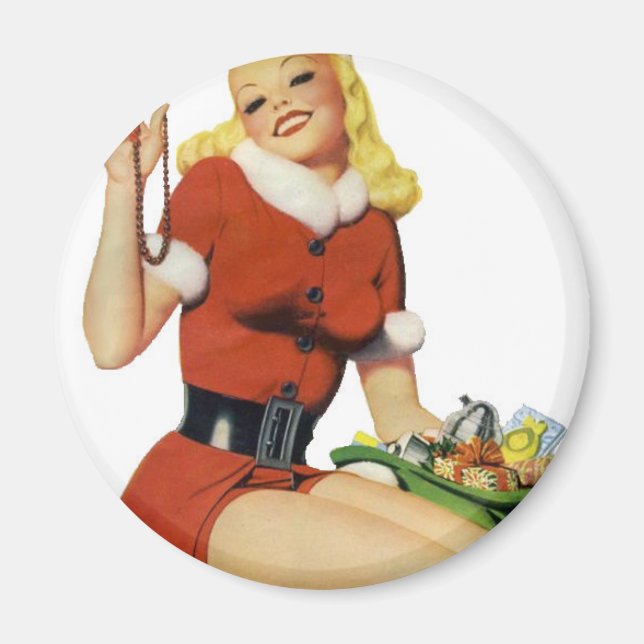 Weihnachts-Pinup Magnet (Vorne)