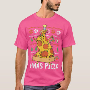 Weihnachts Pizza für Weihnachten T-Shirt