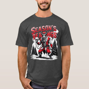 Weihnachts Plagen Krampus Horror Weihnachten lusti T-Shirt