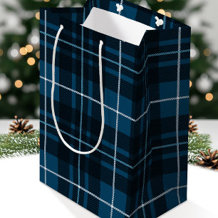 Weihnachts-Plaid Blau Klassisch Mittlere Geschenktüte