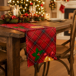 Weihnachts-Plaid Kurzer Tischläufer