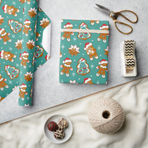 Weihnachts-Plätzchen Geschenkpapier