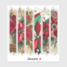 Weihnachts-Poinsettia Washi Tape Scrapbook