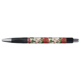 Weihnachts-Poinsettie – Florales Holiday-Design Kugelschreiber