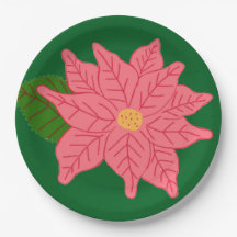 Weihnachts-Poinsettie in Rosa