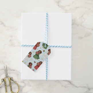 Weihnachts-Poinsettien-Engel  Geschenkanhänger