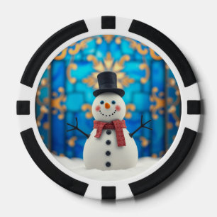 Weihnachts-Poker-Night-Geschenk Pokerchips