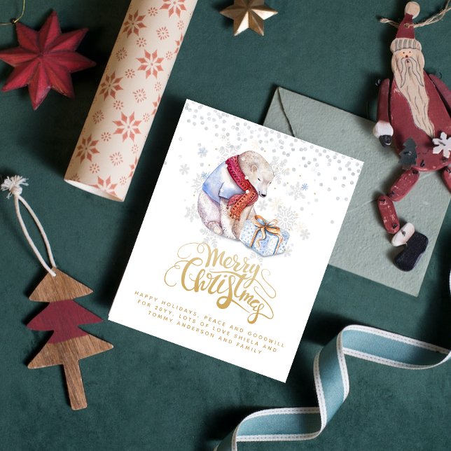 Weihnachts-POLAR-BEAR-Haushaltsjahr im Überprüfung (Von Creator hochgeladen)