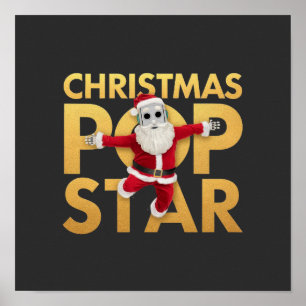 Weihnachts-Pop-Star Süße & Bunte Feiertage Poster