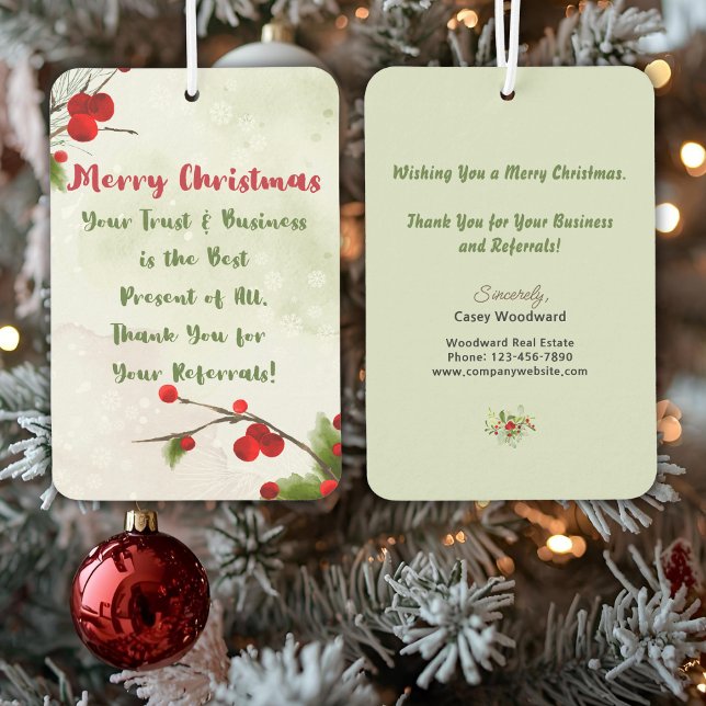 Weihnachts-Pop von | Business Marketing Vielen Dan Autolufterfrischer (Von Creator hochgeladen)