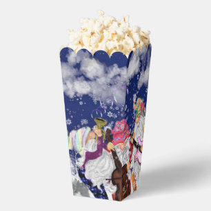 Weihnachts Popcorn Box Happy Gnome Music Band Geschenkschachtel
