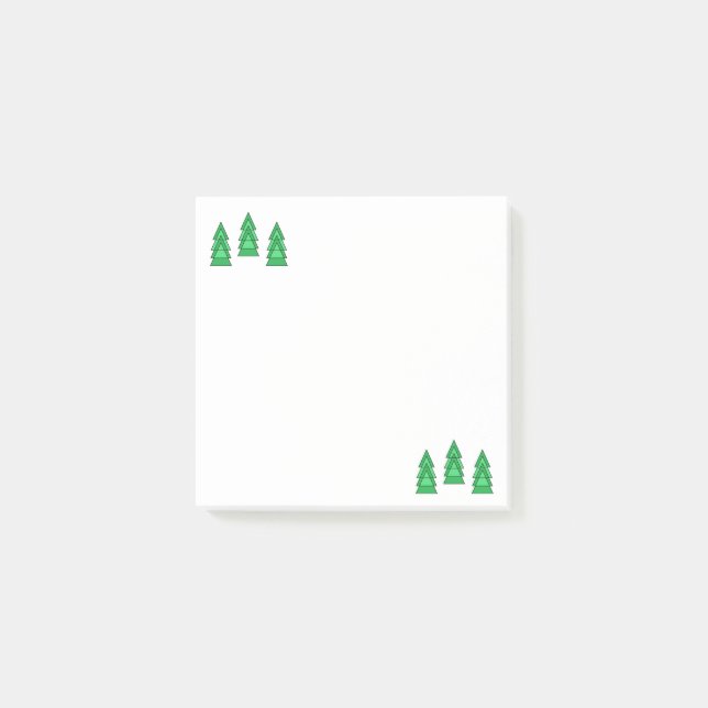 Weihnachts-Post-it®-Hinweise von dalDesignNZ Post-it Klebezettel (Vorderseite)