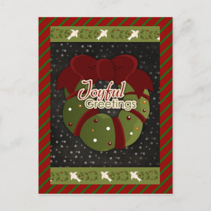 Weihnachts-Postkarte Feiertagspostkarte