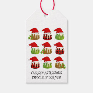 Weihnachts-Pudding Geschenkanhänger