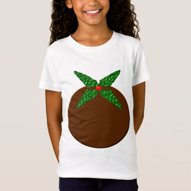 Weihnachts-Pudding Kinder T Shirt (Vorderseite)