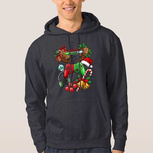 Weihnachts-Pullover-Hoodie für Erwachsene Hoodie (Vorderseite)