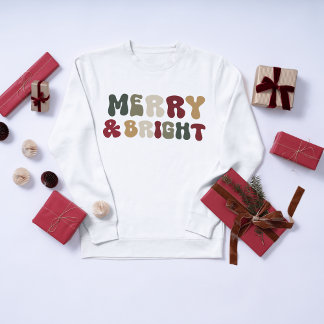 Weihnachts-Pullover Merry & Bright Sweatshirt