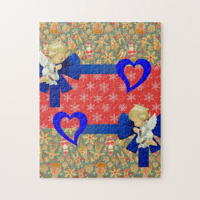 Weihnachts-Puzzle-Engel Puzzle (Vertikal)