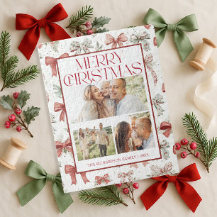 Weihnachts-Puzzle Familienfoto-Geschenk Puzzle