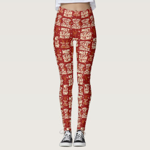 Weihnachts-Pyjama-Hosen 'Wahrscheinlichste' - Lust Leggings