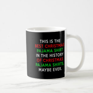 Weihnachts-Pyjama-Shirt - Falsche Nachrichten Kaffeetasse