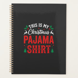 Weihnachts-Pyjama-Shirt Lustiger Urlaub Planer